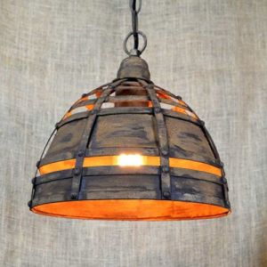Metal Band Dome Lamp