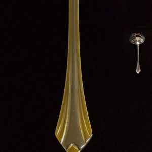 Gold Trimmed Cream Ladle