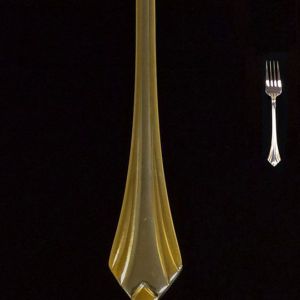 Gold Trimmed Dinner Fork