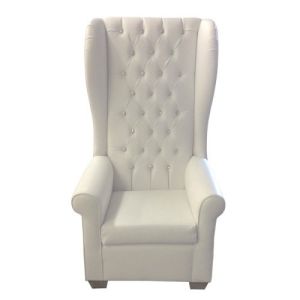 Tufted High Back Chair