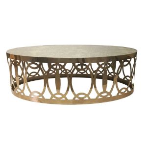 Infinity Coffee Table- Rose Gold