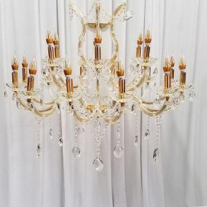 Large Gold Chandelier