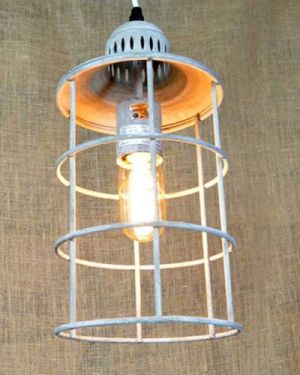 Rustic Wire Lamp
