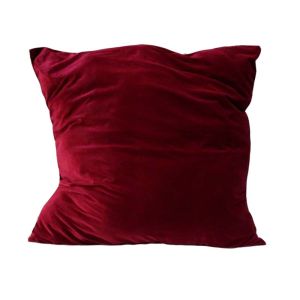 Velvet Pillow- Burgundy