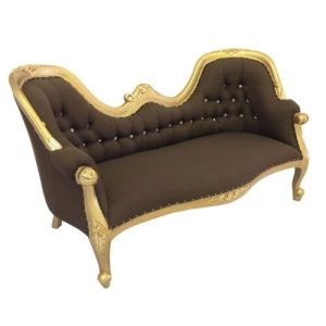 Victorian Brown Sofa