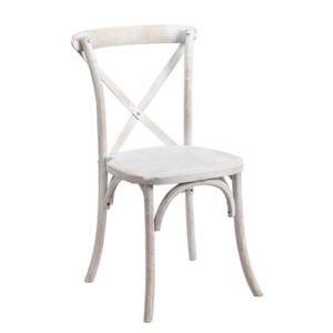 Distressed X-Back Chair