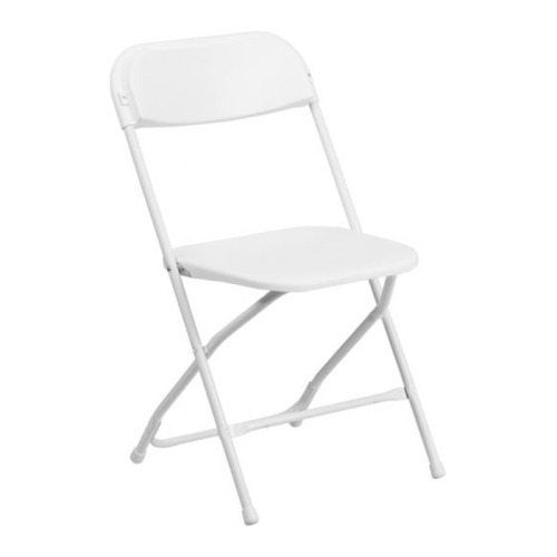 White Adult Folding Chair