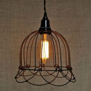 Wire Bell Lamp