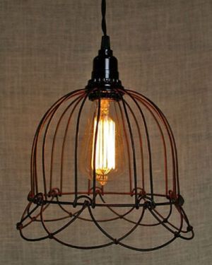 Wire Bell Lamp