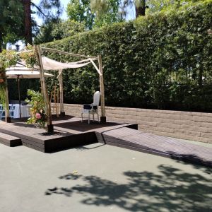 Plank Style Rustic Stage w/ ADU Ramp