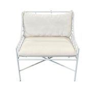 Sunset White Arm Chair