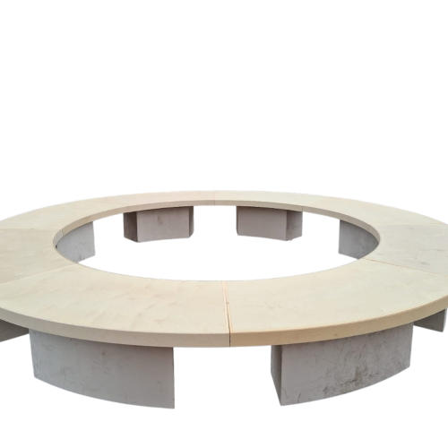 Raw Wood Round Table 20ft