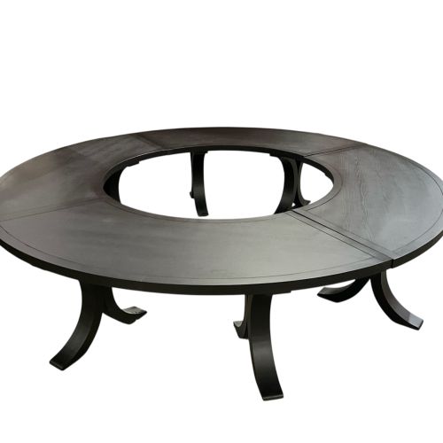 Aspen Black Serpentine Table – 4pc Set