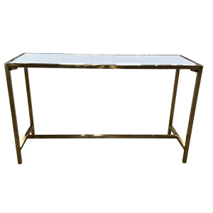 Brooklyn Communal Table Gold w/White Top