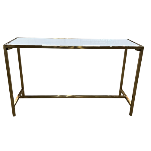Brooklyn Communal Table Gold w/White Top