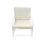 Clove White Arm Chair