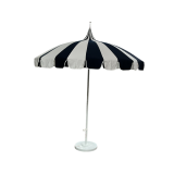 White & Navy Umbrella